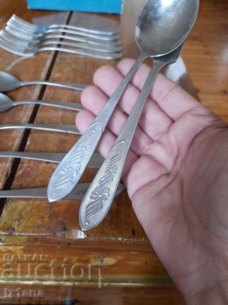 Starter set of Russian forks and spoons - 5