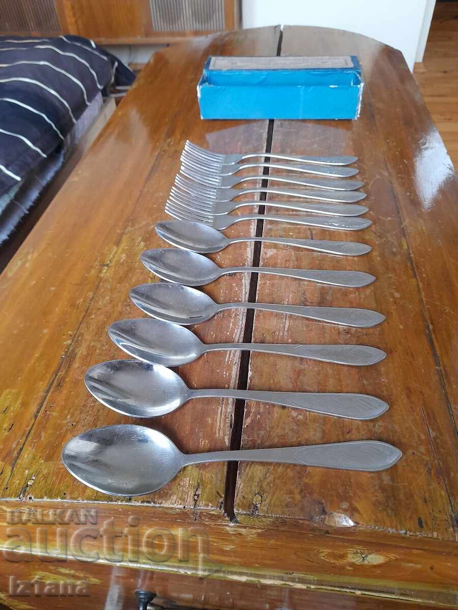 Starter set of Russian forks and spoons