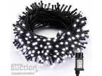 NOU! 20 metri Lumini de Crăciun LED, 200 LED-uri, reci