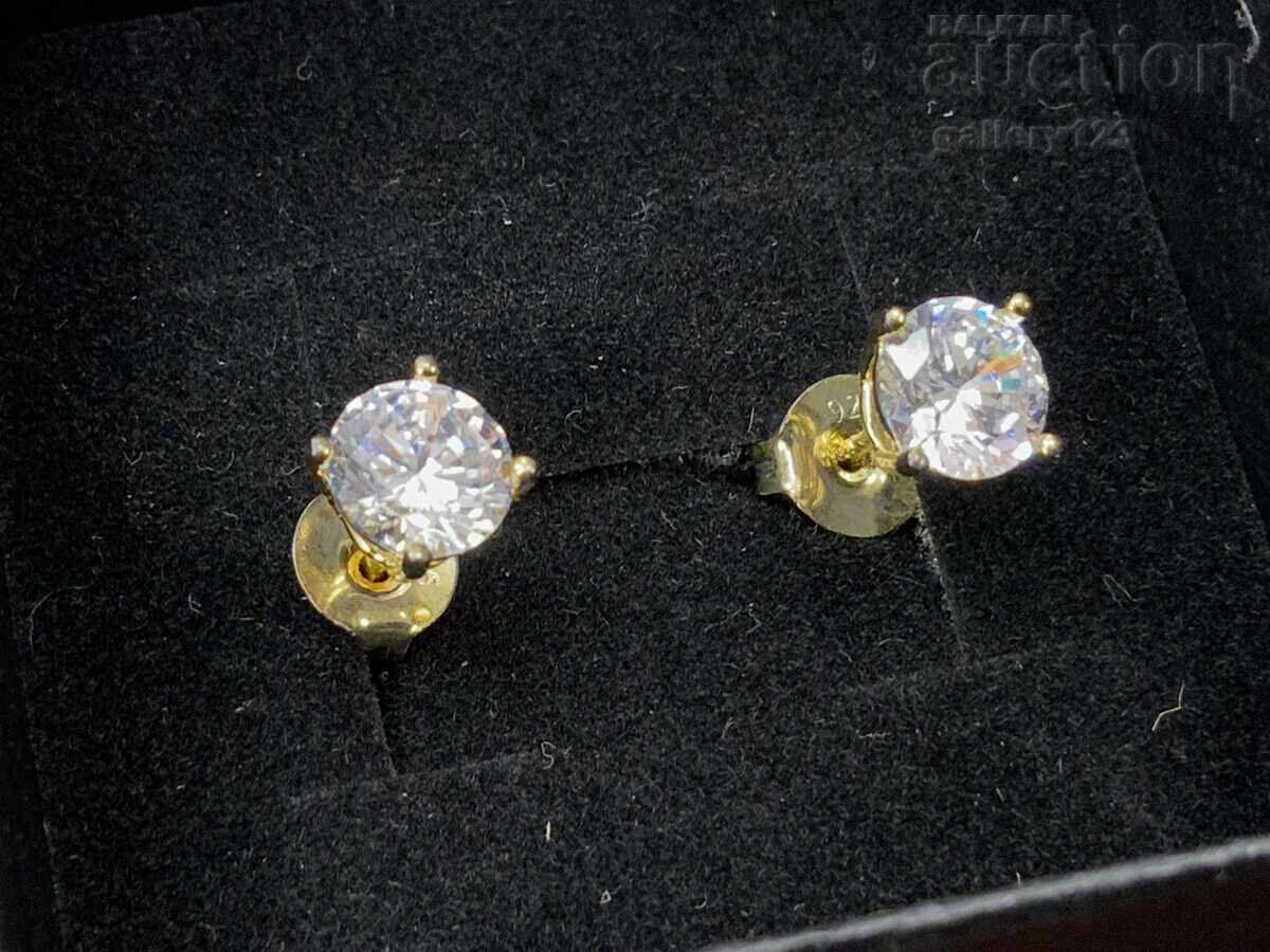 Silver Niva Earrings Gold Plated 925 with price 16.00 BGN | € 8.18 Silver Niva Earrings Gold Plated 925 with price 16.00 BGN | € 8.18