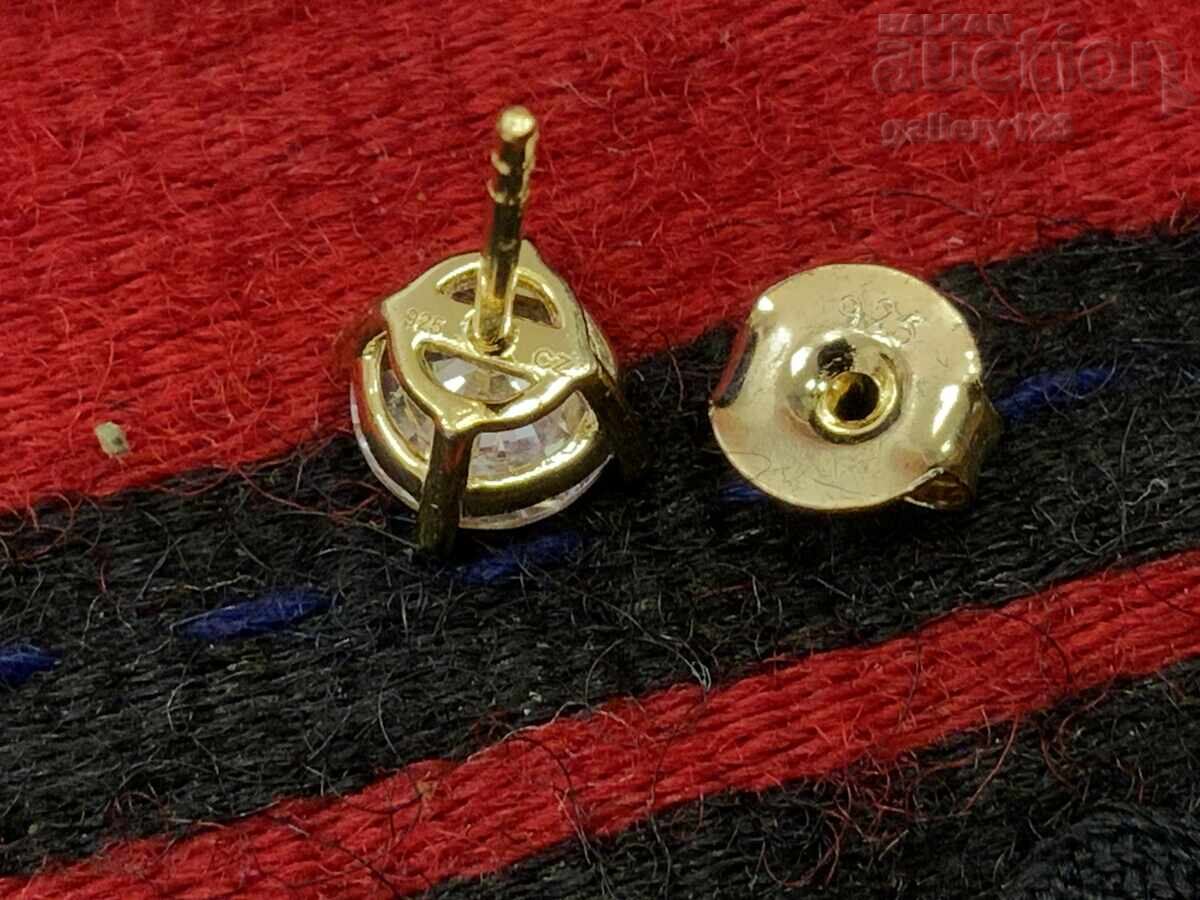 Delivery of Silver Niva Earrings Gold Plated 925 Delivery of Silver Niva Earrings Gold Plated 925