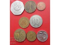 Mixed lot of 8 coins