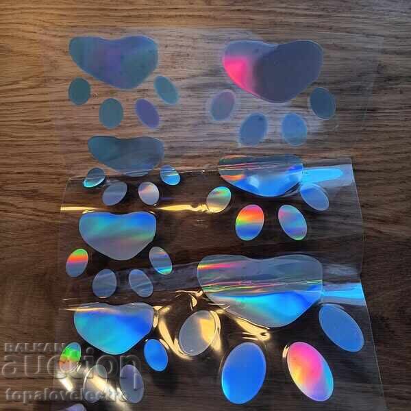 NEW! Laser reflective stickers with animal and decorative designs - 5
