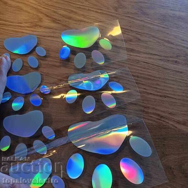 NEW! Laser reflective stickers with animal and decorative designs - 6