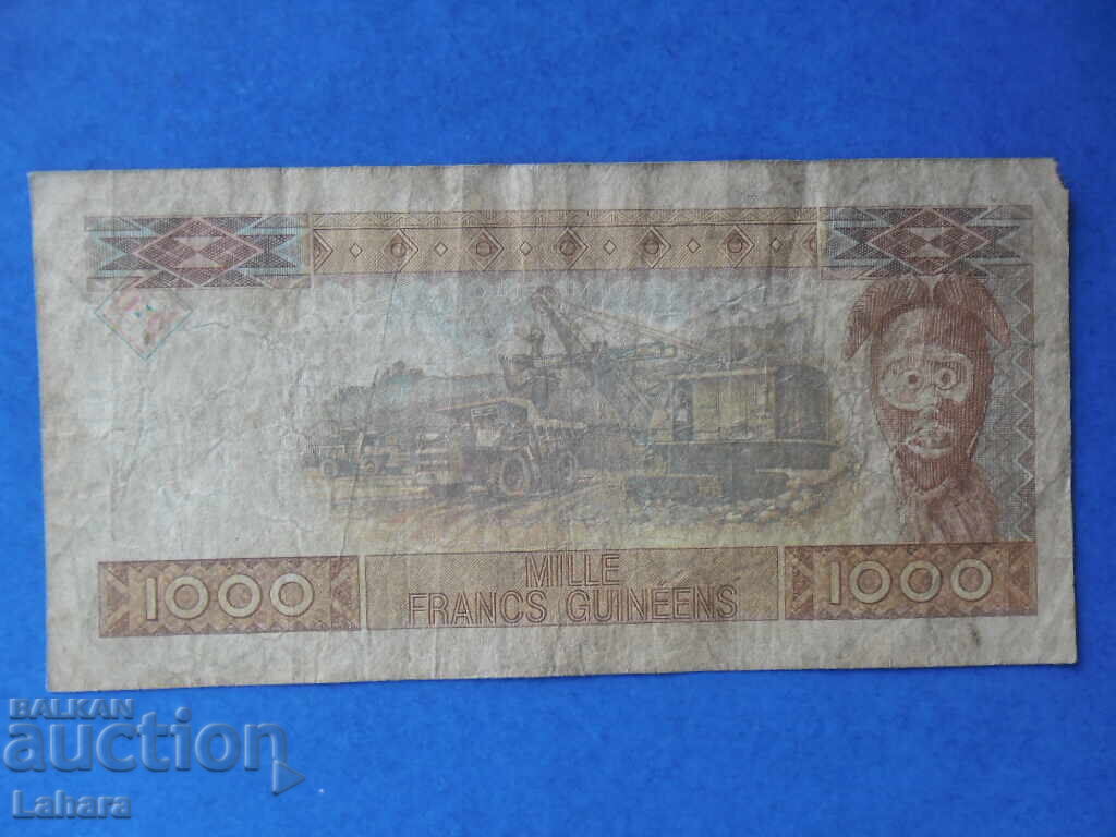 1000 Francs 1998 Guinea with price 0.01 BGN | € 0.01 1000 Francs 1998 Guinea with price 0.01 BGN | € 0.01