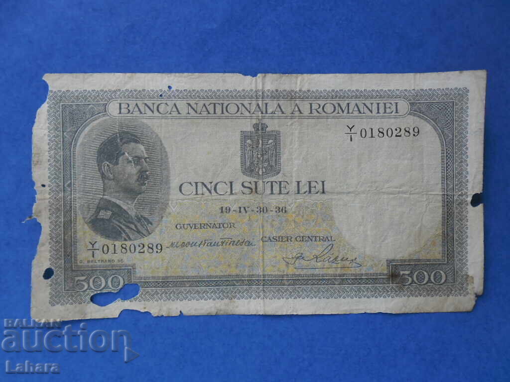 500 lei 1930 g. Ρουμανία 500 lei 1930 g. Ρουμανία