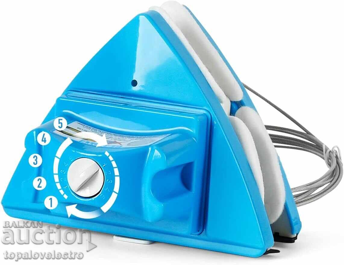 NEW! Double-sided magnetic window cleaner, adjustable