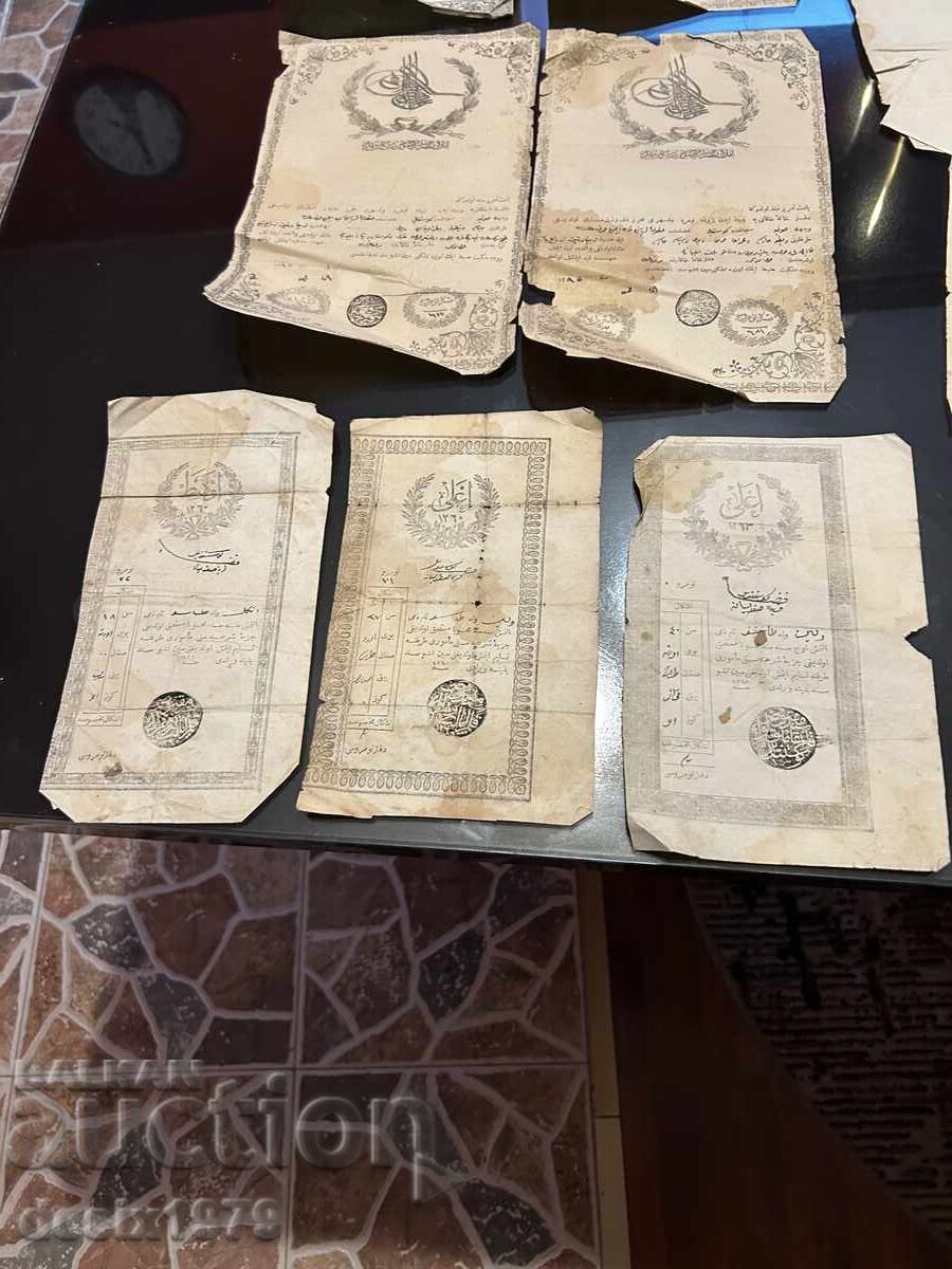 Auction  Ottoman Empire - Authentic Documents
