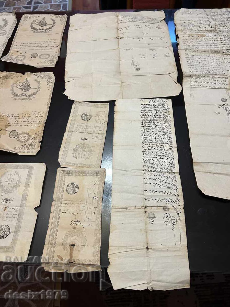 Delivery of Ottoman Empire - Authentic Documents