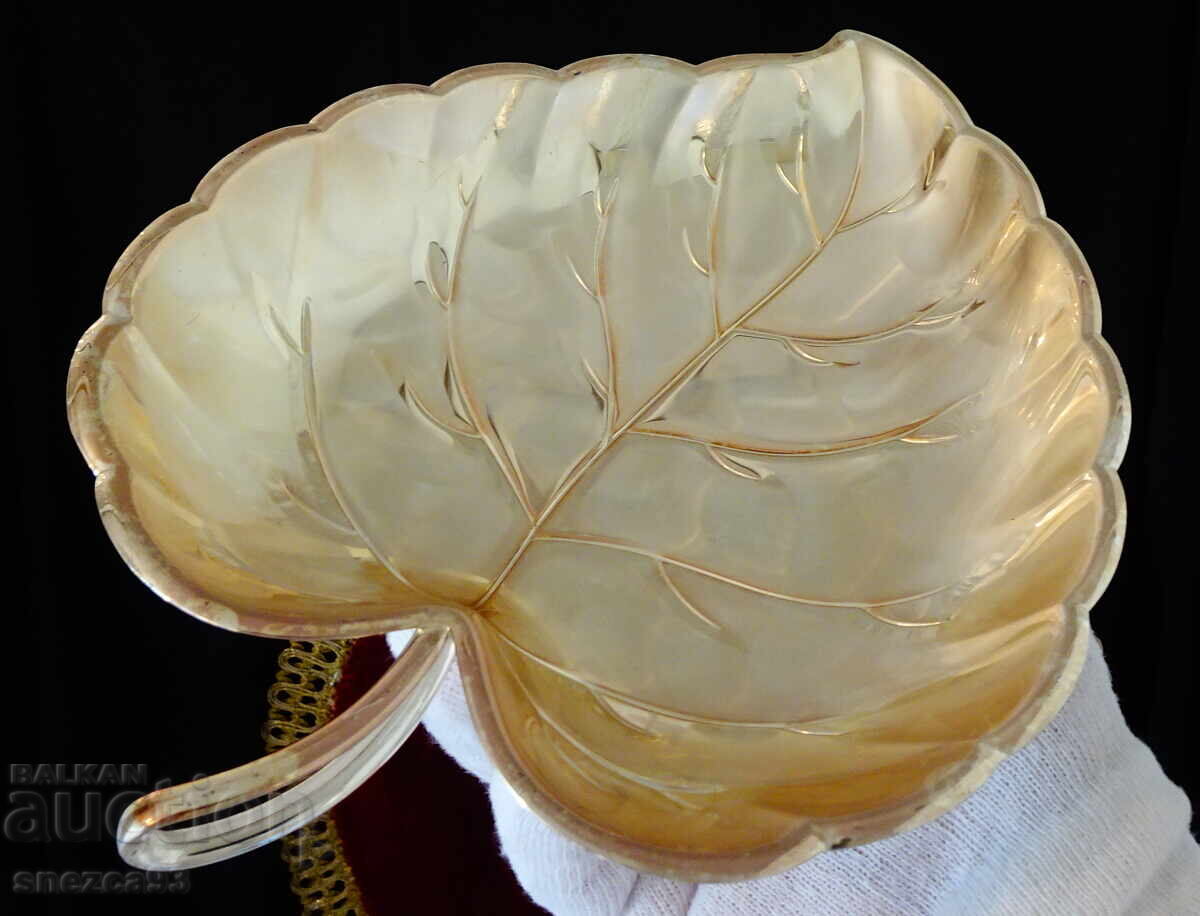 Посребрена фруктиера,купа с дизайн на листо. - 7 Посребрена фруктиера,купа с дизайн на листо. - 7