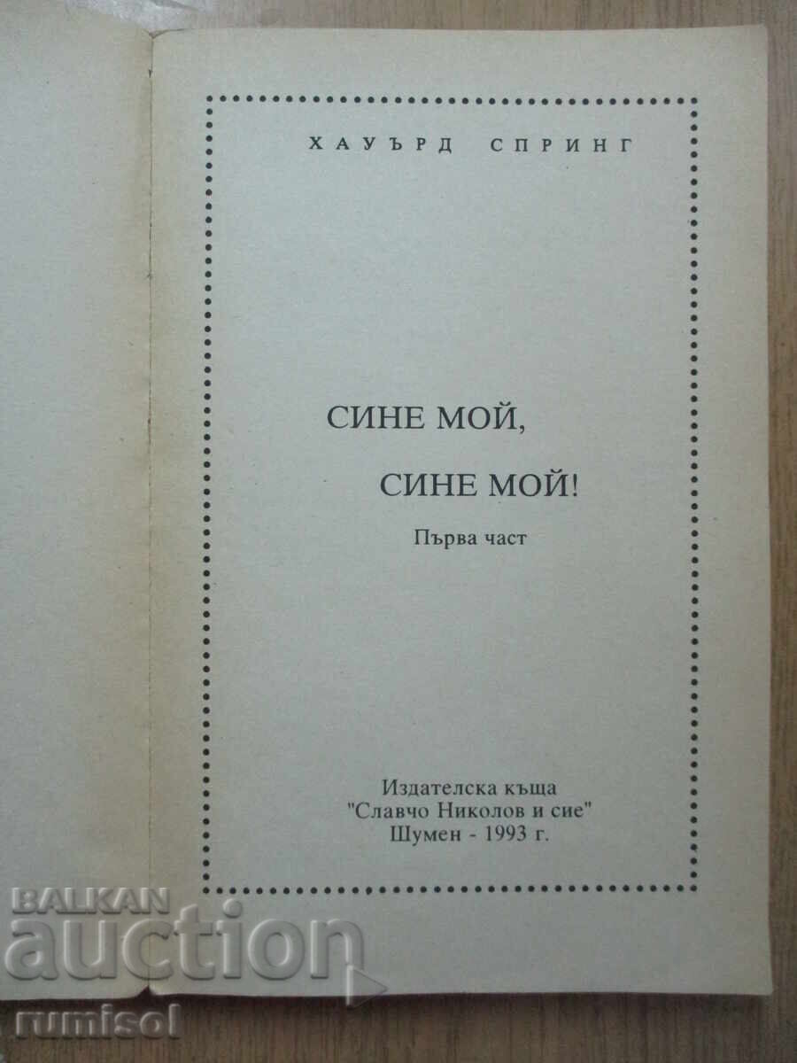 Licitație Dragul meu, dragul meu - partea 1, Howard Spring