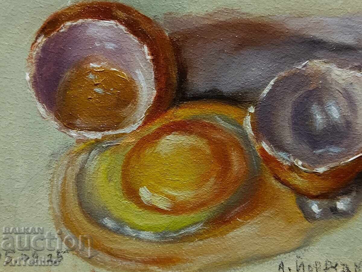 Delivery of Oil painting - Still life - Egg - Anton Yordanov