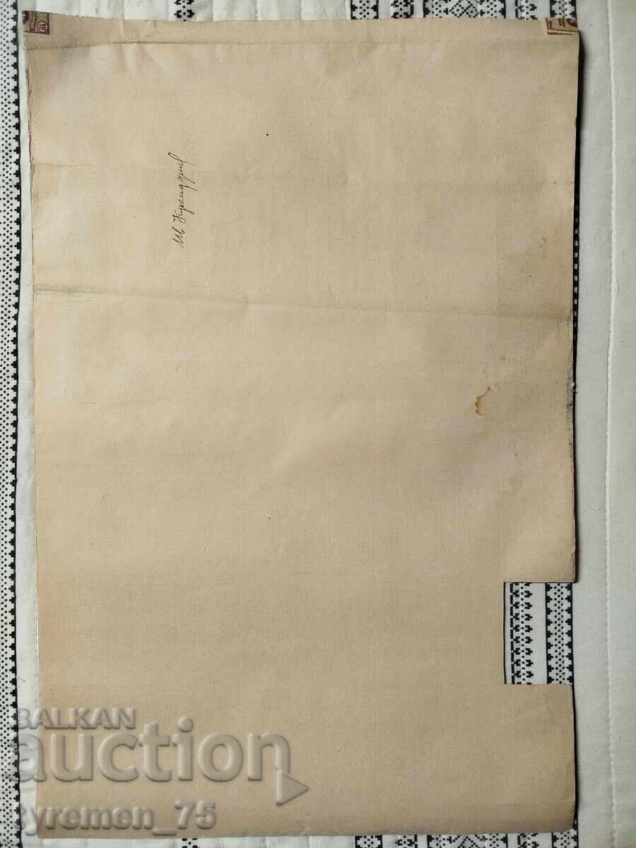 Стара акция на тютюнева фабрика "Пауталия" Кюстендил - 5