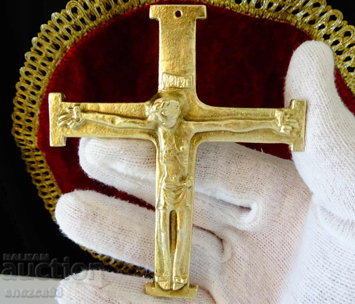 Δημοπρασία Χάλκινος σταυρός, σταυρός για Βάπτισμα, Θεία Κοινωνία Δημοπρασία Χάλκινος σταυρός, σταυρός για Βάπτισμα, Θεία Κοινωνία