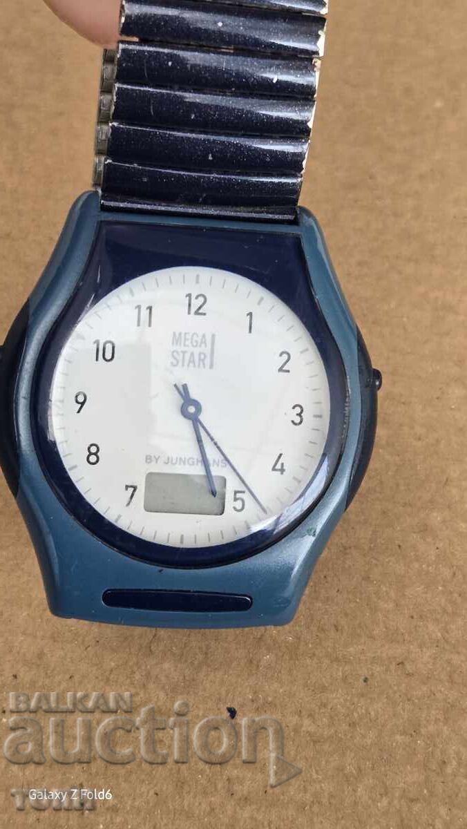 JUNGHANS MEGA QUARTZ GERMANY MADE RARE ΔΕΝ ΞΕΡΩ ΑΝ ΔΟΥΛΕΥΕΙ