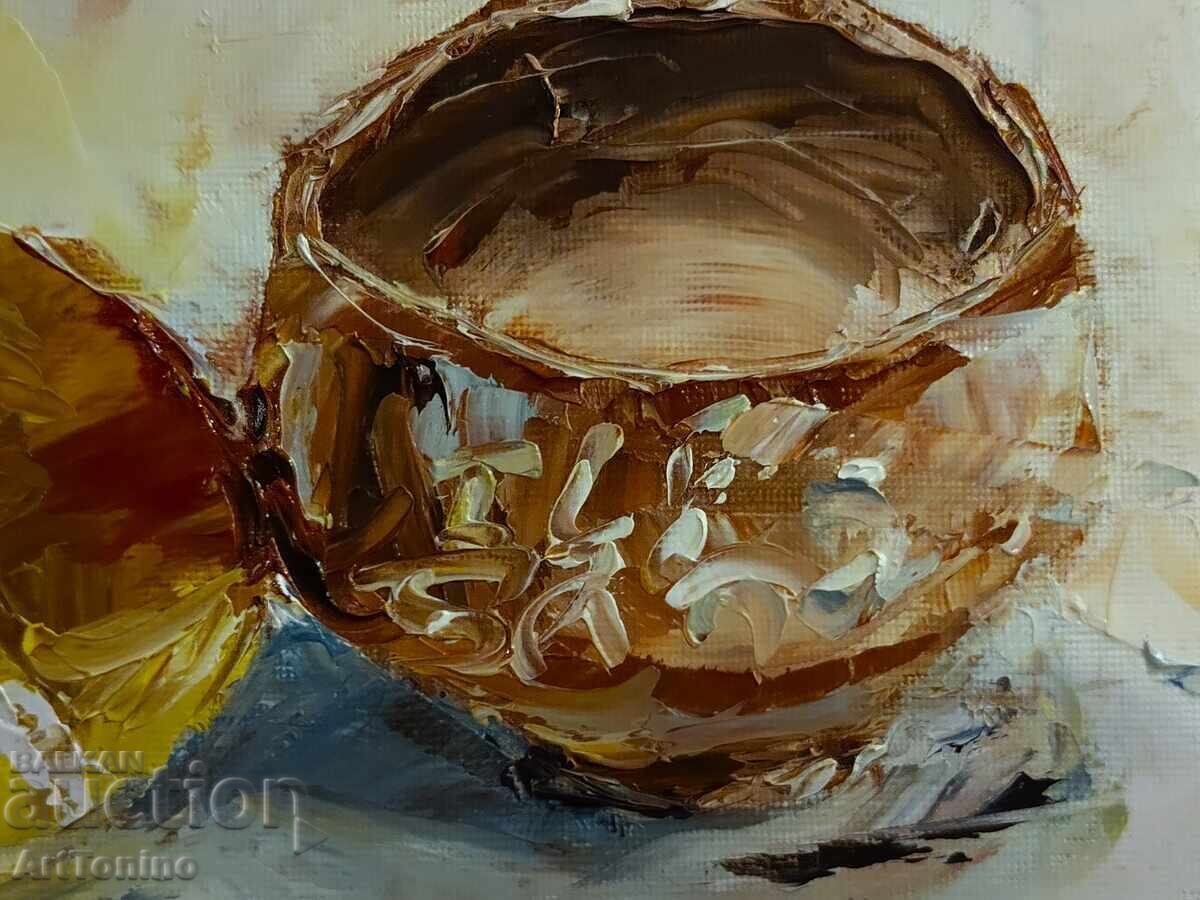 Oil painting - Still life - Lemon with Japanese bowl - A. Yordanov with price 29.90 BGN | € 15.29