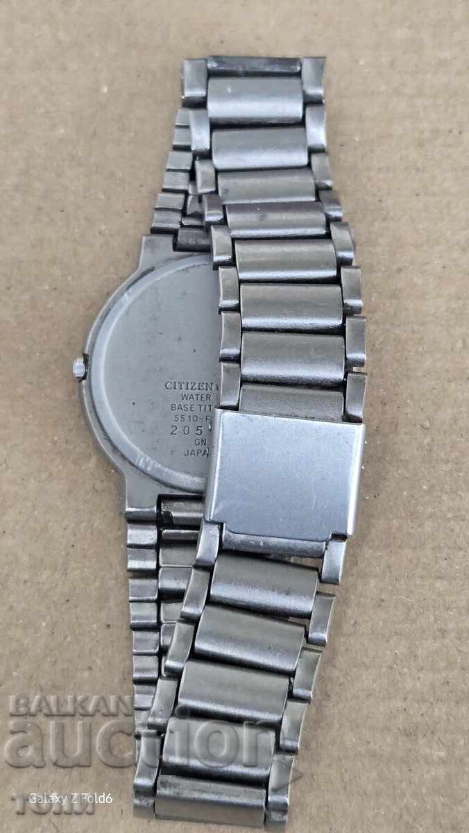 Licitație CITIZEN QUARTZ JAPONIA TITANIUM RAR NU ȘTIU DACĂ FUNCȚIONEAZĂ BZC
