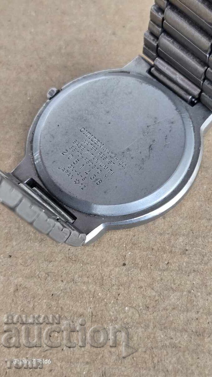 Livrarea CITIZEN QUARTZ JAPONIA TITANIUM RAR NU ȘTIU DACĂ FUNCȚIONEAZĂ BZC