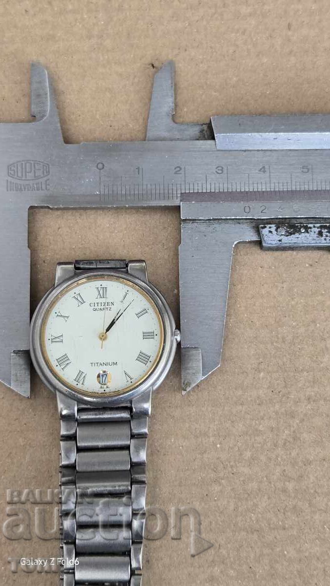 CITIZEN QUARTZ JAPONIA TITANIUM RAR NU ȘTIU DACĂ FUNCȚIONEAZĂ BZC - 5