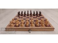 Chess and backgammon figures wooden new 38cm
