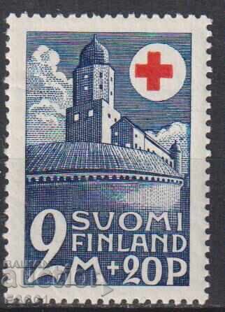 Καθαρή σφραγίδα Viborg Castle Red Cross 1931 από Φινλανδία