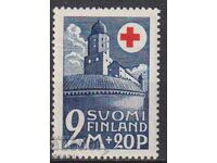 Чиста марка Виборгски замък Червен кръст 1931 от Финландия