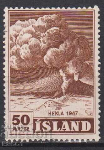 Καθαρό γραμματόσημο Βούλκαν Έκλα 1948 από Ισλανδία