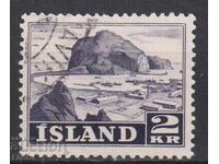 Σφραγισμένη γραμματόσημο Ψαρολίμανο 1950 από την Ισλανδία