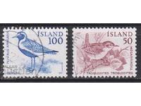 Timbre timbrate Fauna Păsări 1981 din Islanda