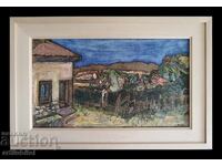 Ghergana Minkova - tablou ulei pe pânză, 52 x 34 cm