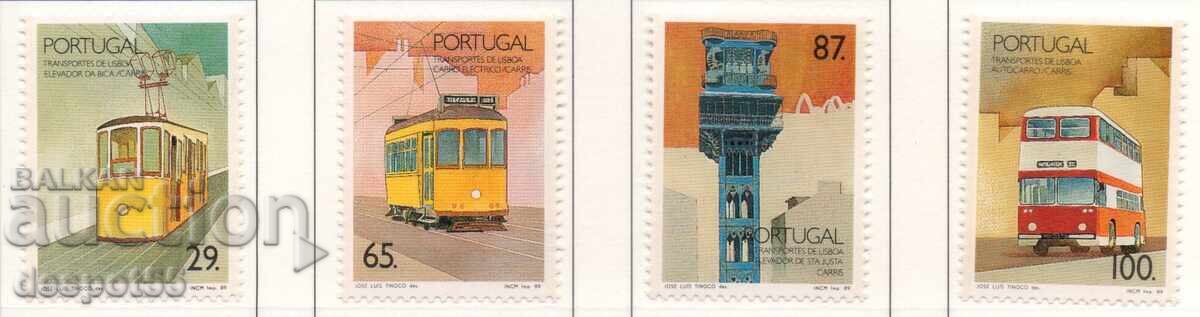 1989. Португалия. Транспорт в Лисабон.