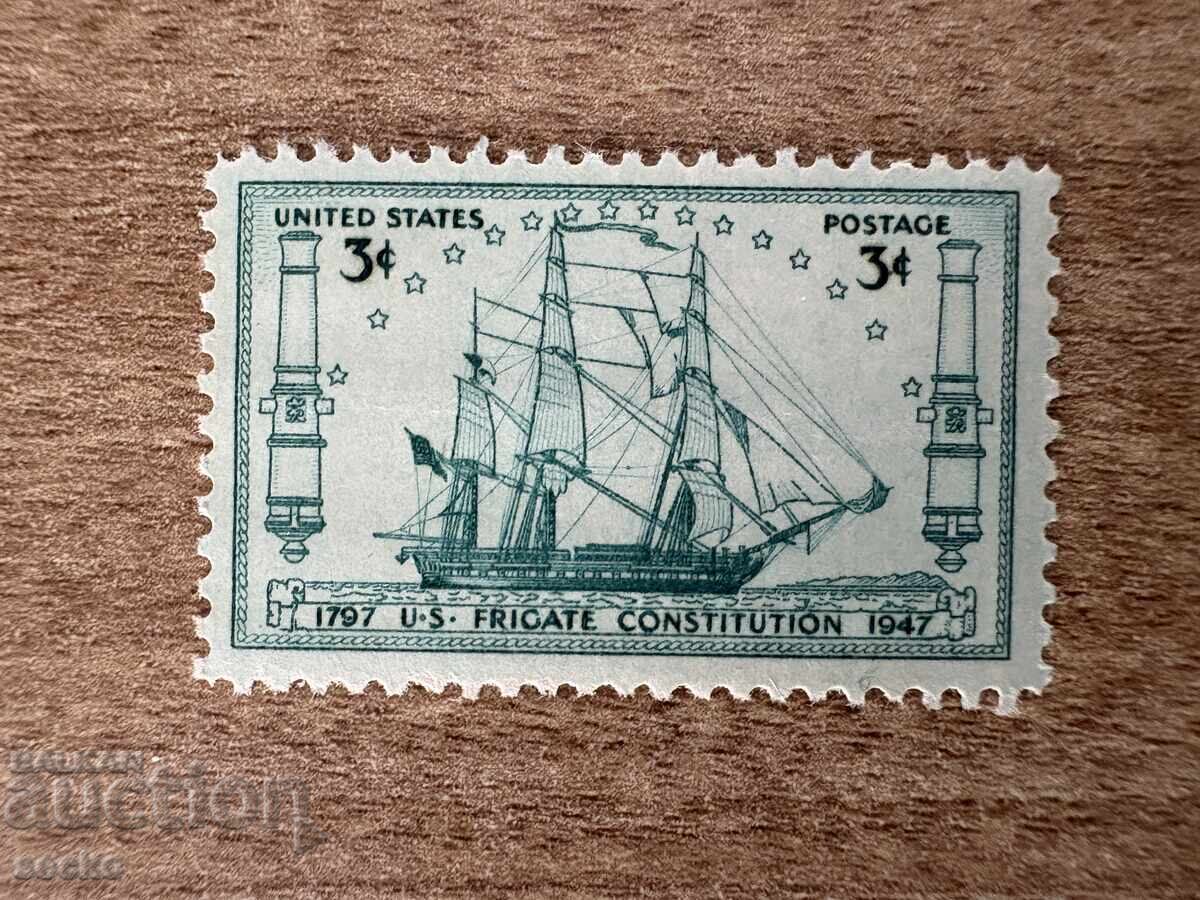 ΗΠΑ - 150 γρ. της αμερικανικής φρεγάτας Constitution (1947) MNH ΗΠΑ - 150 γρ. της αμερικανικής φρεγάτας Constitution (1947) MNH