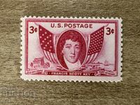 ΗΠΑ - Φράνσις Σκοτ Κι και Σημαίες (1948) MNH