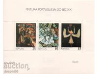 1989. Πορτογαλία. Πίνακες του 20ου αιώνα. Μπλοκ