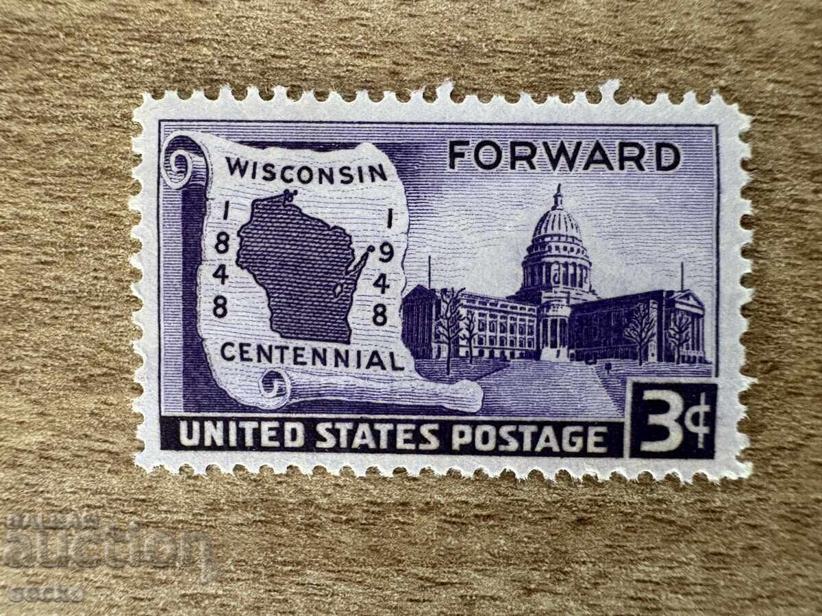 USA - 100th Anniversary of Wisconsin's Statehood (1948) MNH USA - 100th Anniversary of Wisconsin's Statehood (1948) MNH