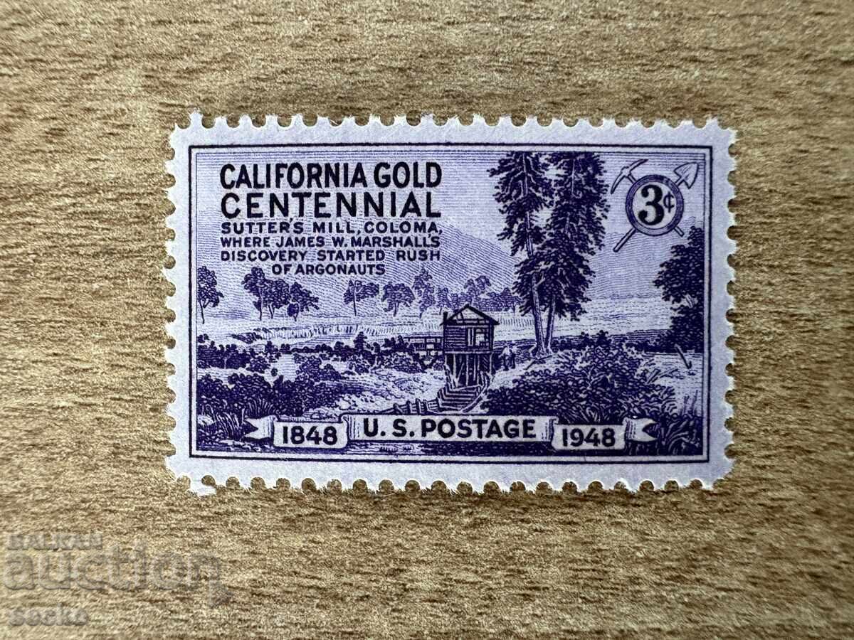 ΗΠΑ - 100 γρ. από την Καλιφορνέζικη χρυσοθηρία (1948) MNH ΗΠΑ - 100 γρ. από την Καλιφορνέζικη χρυσοθηρία (1948) MNH