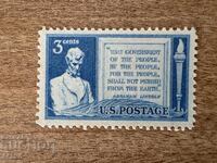 ΗΠΑ - 85 χρονών από την Ομιλία του Γκέτισμπουργκ (1948) MNH