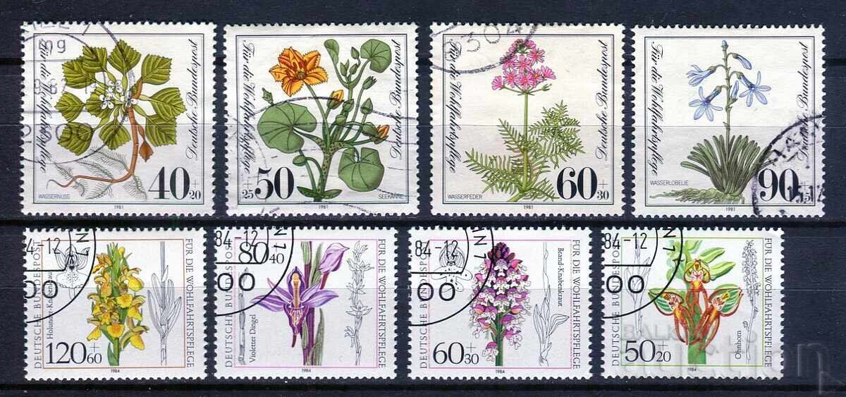 Германия/ФРГ 1981-84г. Used - Флора, цветя, растения
