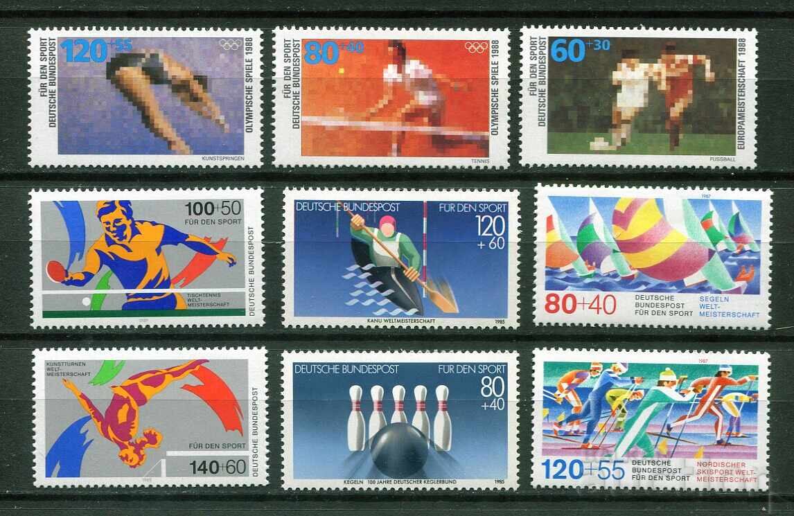 Germania/RFG MnH - Sport [ 4 serii complete ]