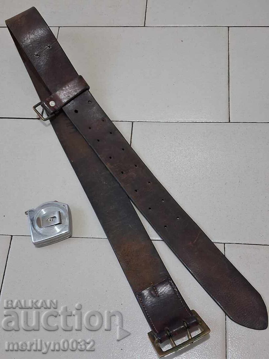 Δημοπρασία Δερμάτινη ζώνη μάχης αξιωματικού WW2 Δημοπρασία Δερμάτινη ζώνη μάχης αξιωματικού WW2