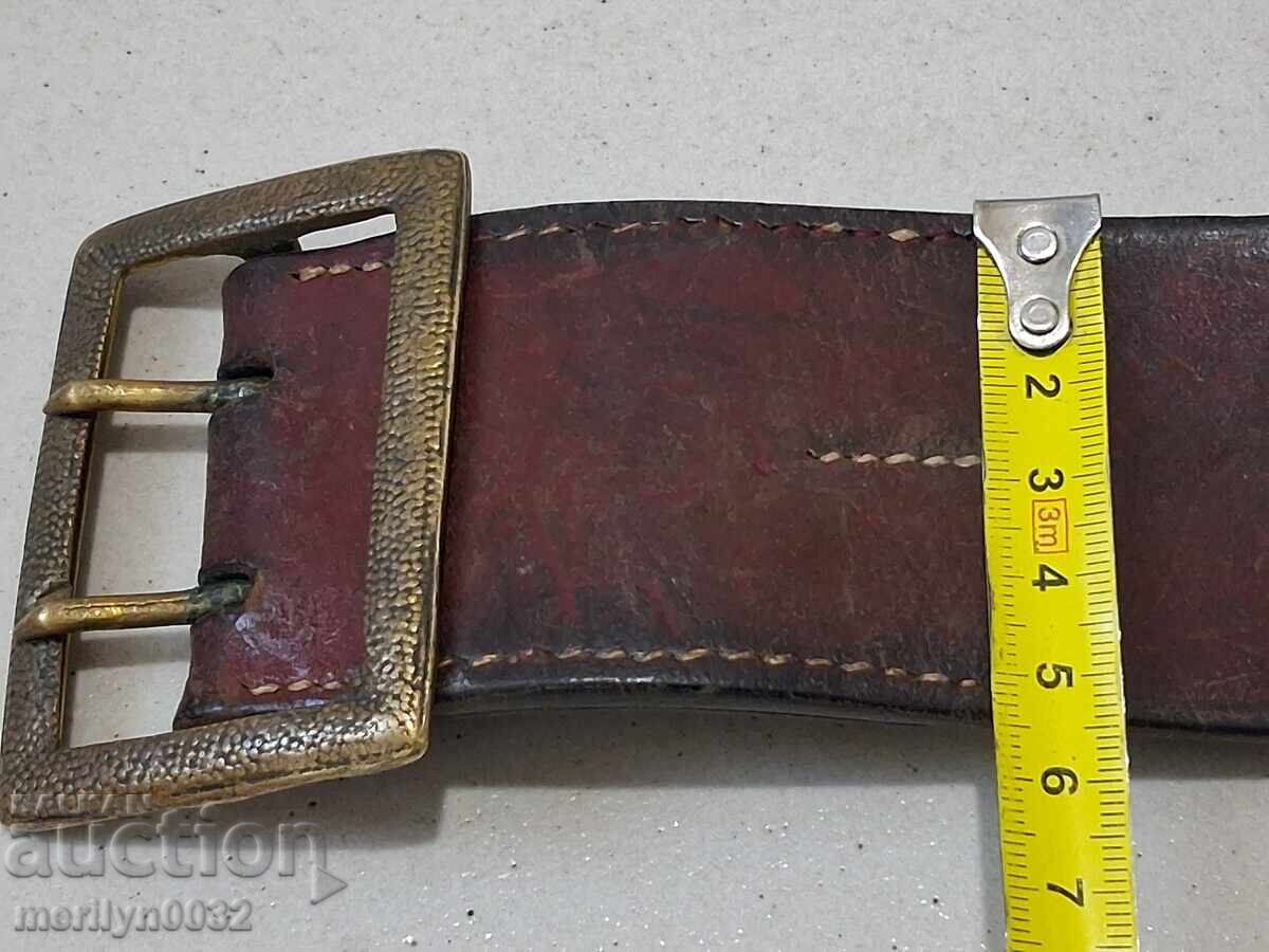 Δερμάτινη ζώνη μάχης αξιωματικού WW2 - 5 Δερμάτινη ζώνη μάχης αξιωματικού WW2 - 5