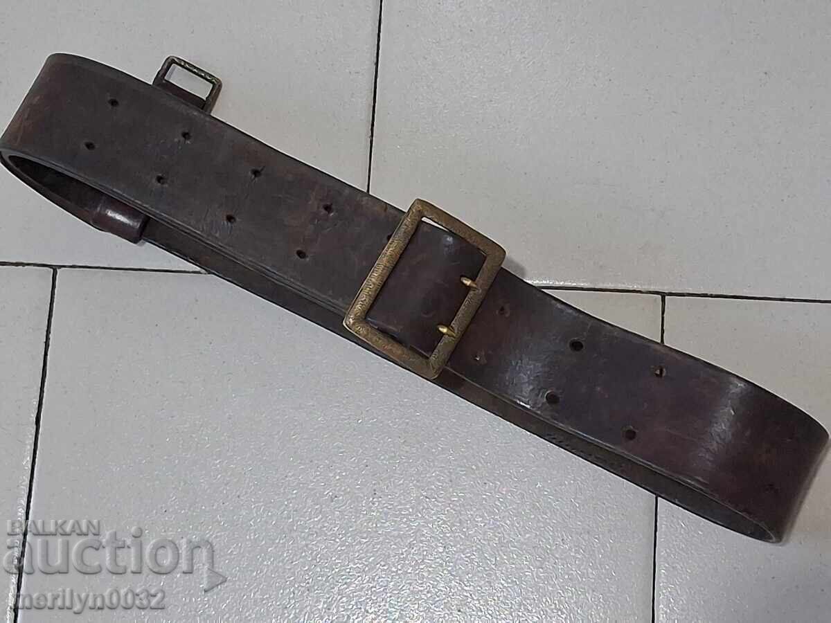 Δερμάτινη ζώνη μάχης αξιωματικού WW2 Δερμάτινη ζώνη μάχης αξιωματικού WW2