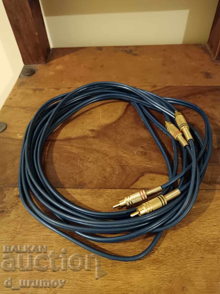 Καλώδιο ήχου Freitag 54821 Profi – επιχρυσωμένα RCA με τιμή 45.00 BGN | € 23.01