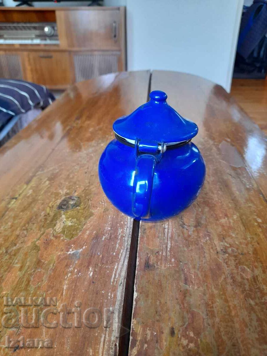 Delivery of Old enamel teapot Delivery of Old enamel teapot