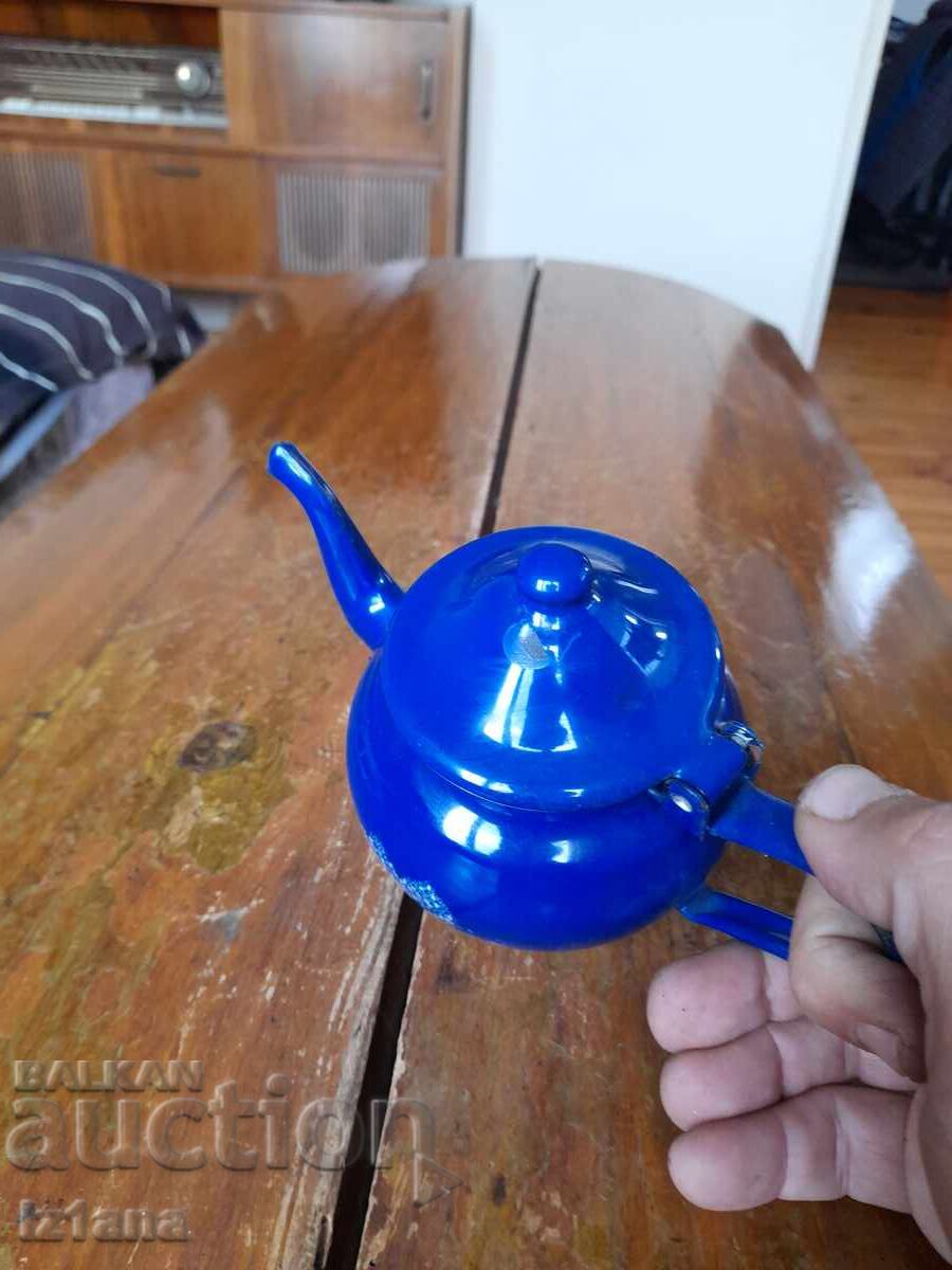 Old enamel teapot - 5 Old enamel teapot - 5