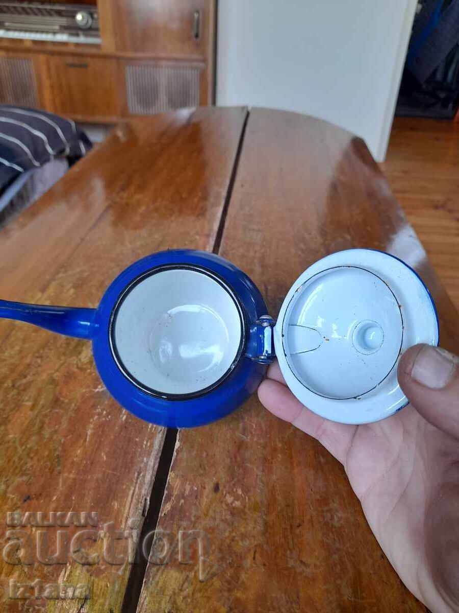 Old enamel teapot - 6 Old enamel teapot - 6