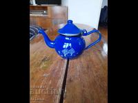 Old enamel teapot