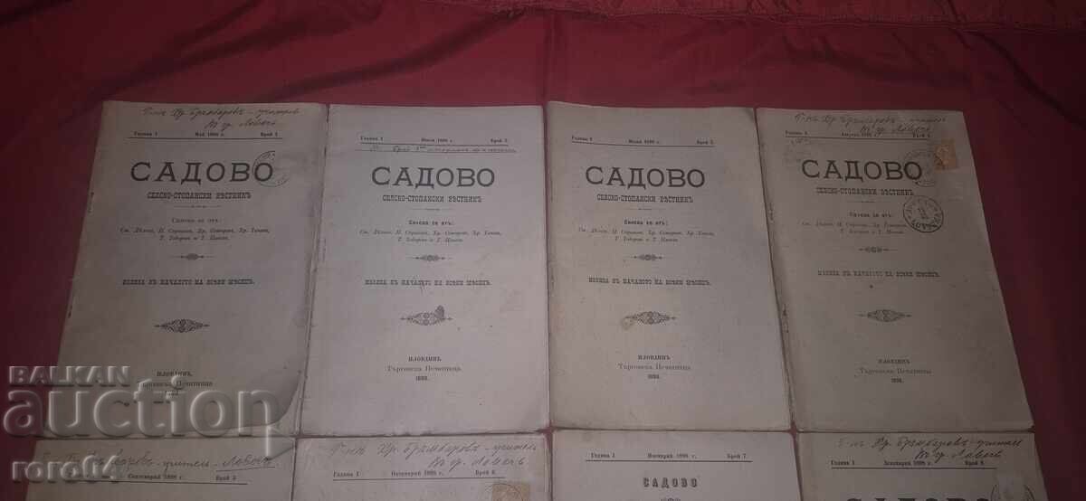 ΣΑΔΟΒΟ - ΕΤΟΣ I - ΑΡΙΘΜΟΣ 1/12 - 1898 - ΤΑΞΙΔΕΨΕ με τιμή 120.00 BGN | € 61.36
