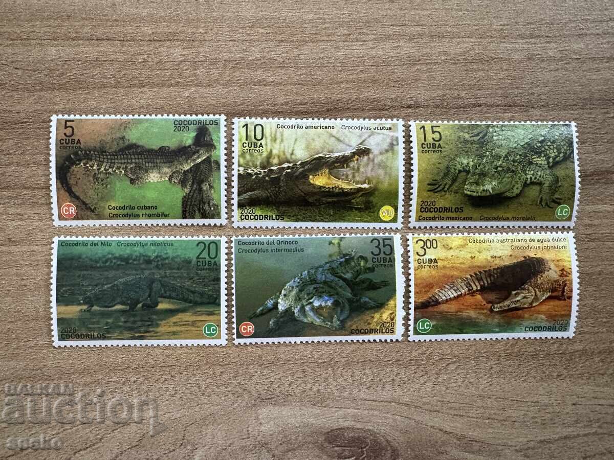 Κούβα - Κροκόδειλοι (2020) MNH
