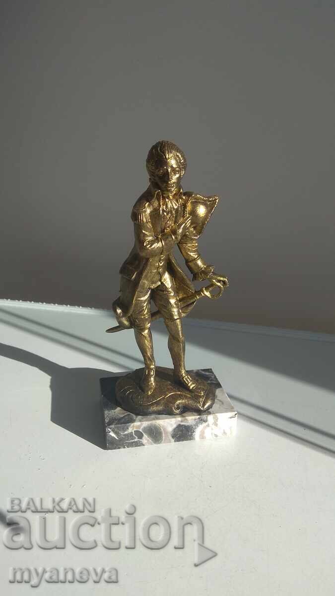 Vintage статуетка на принц в доспехи от FONTANINI DEPOSE